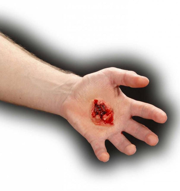 Horroraccessoires: Uitgaande kogelwond