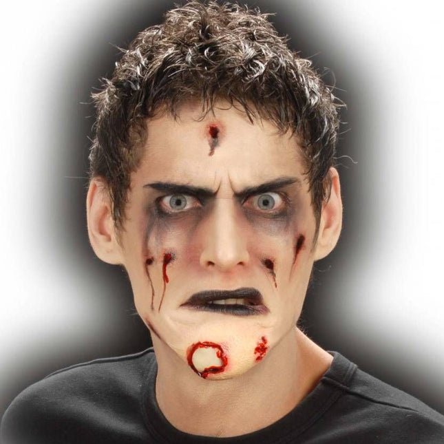 Horroraccessoires: Zombie-huid (kin)