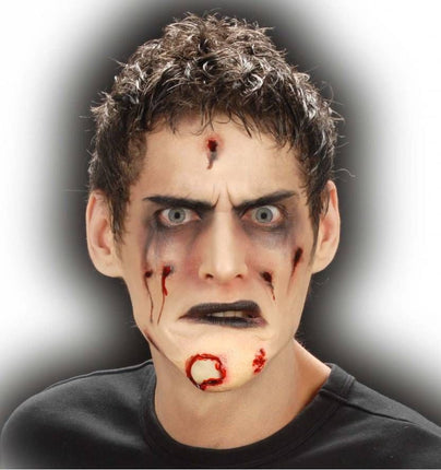 Horroraccessoires: Zombie-huid (kin)