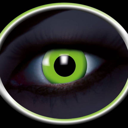 Party-accessoires: Contactlens Flash Groen