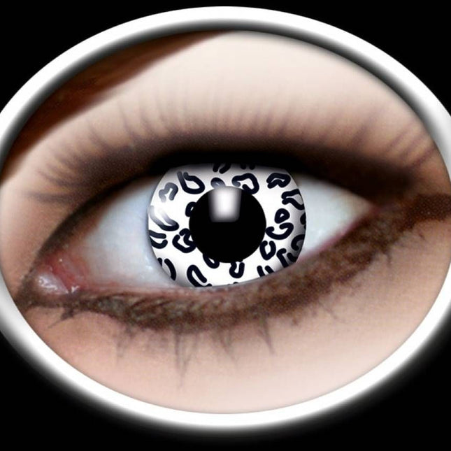Party-accessoires: Contactlens Leopard