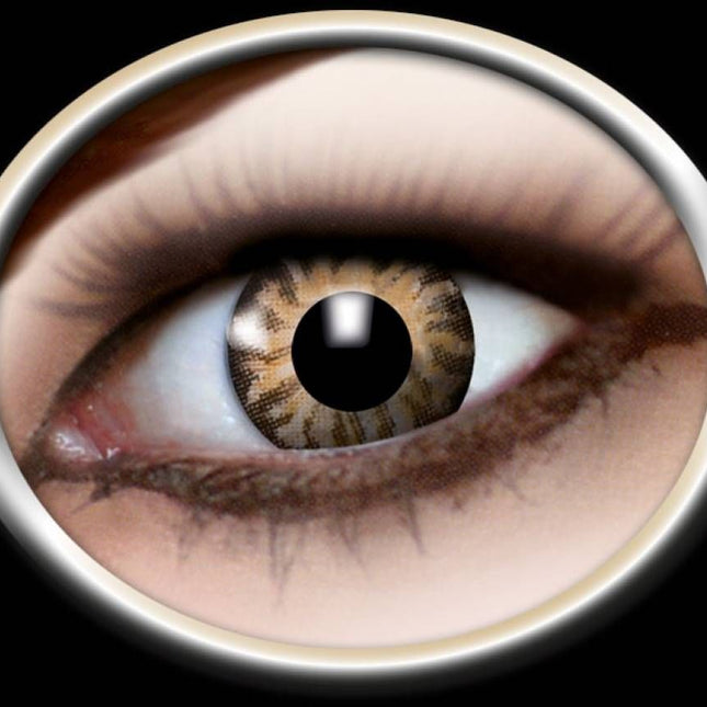 Party-accessoires: Contactlens Tijger